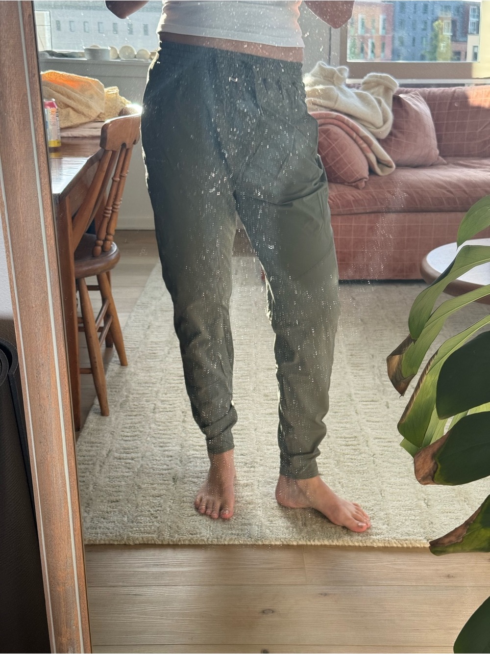 Outdoor Voices Olive Jogger Pants